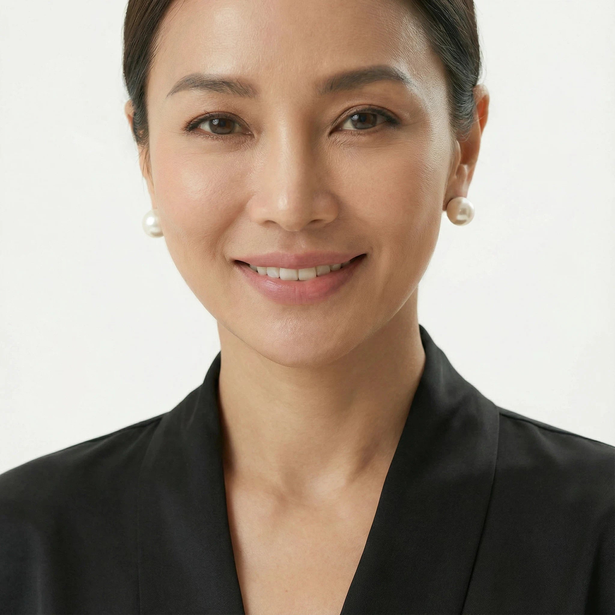 10.5-11.5mm White Freshwater Pearl Stud Earrings