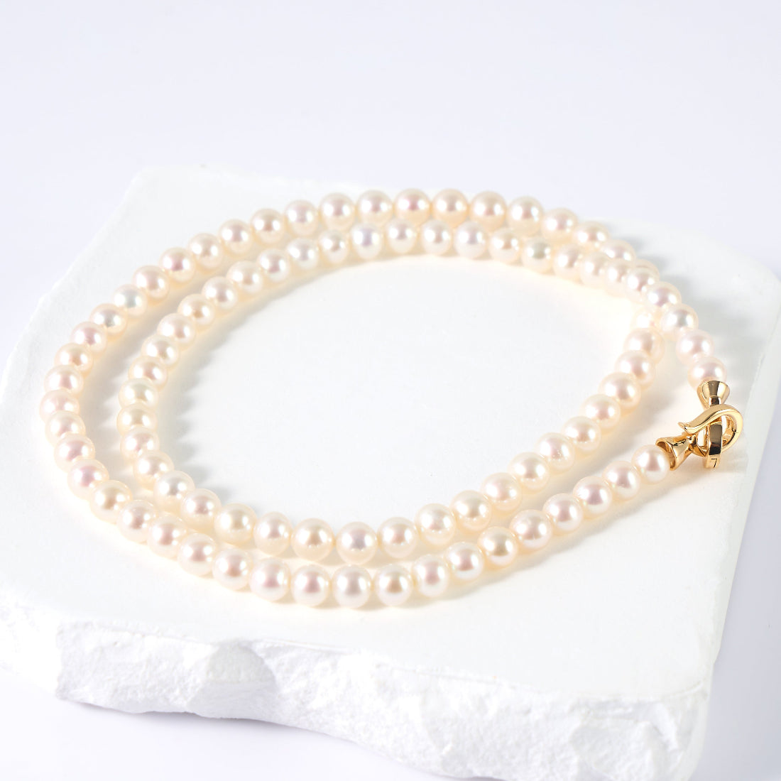 3-5mm White Freshwater Pearl Necklace-AAA Quality