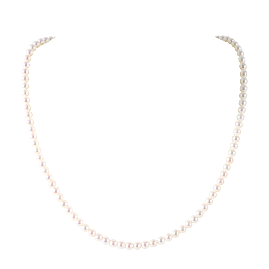 3-5mm White Freshwater Pearl Necklace-AAA Quality