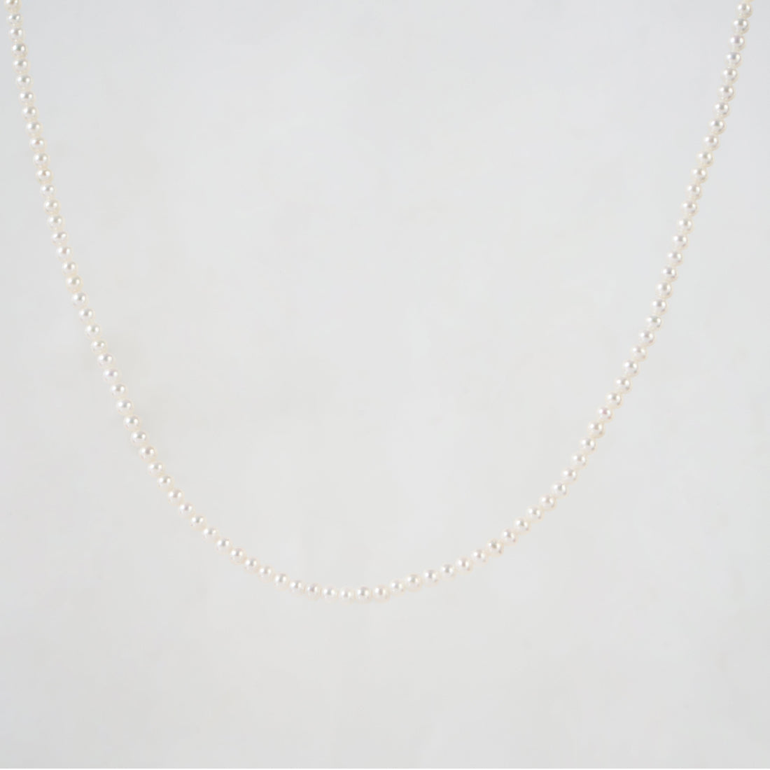 3-5mm White Freshwater Pearl Necklace-AAA Quality