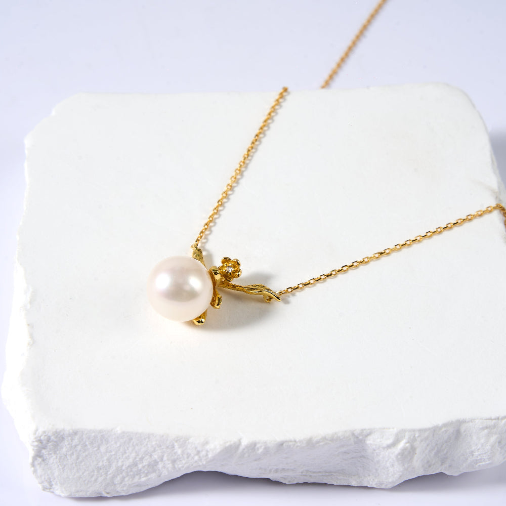 10.5-11.5mm White Freshwater Pearl Pendant