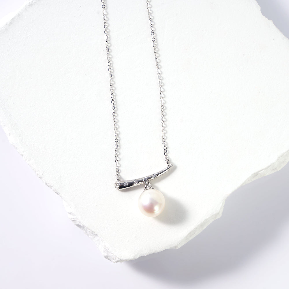 8.5-9.5mm White Freshwater Pearl Pendant