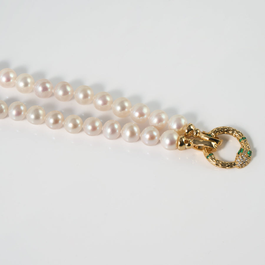 5-7mm White Freshwater Pearl Necklace-AAA Quality