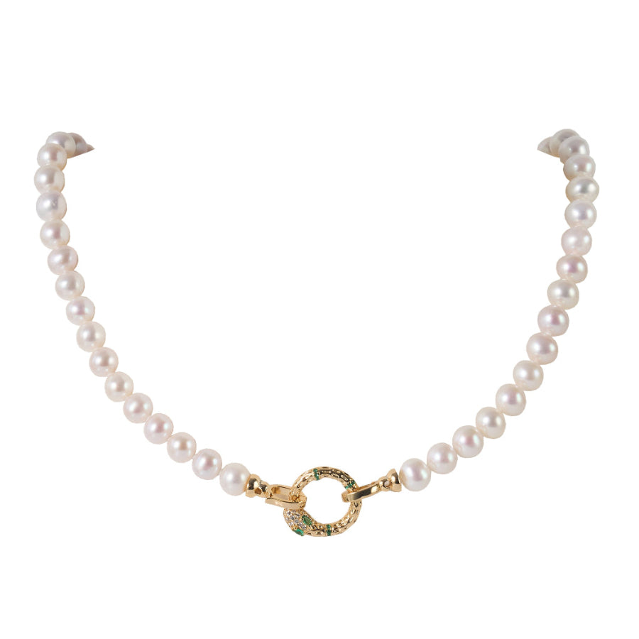 5-7mm White Freshwater Pearl Necklace-AAA Quality