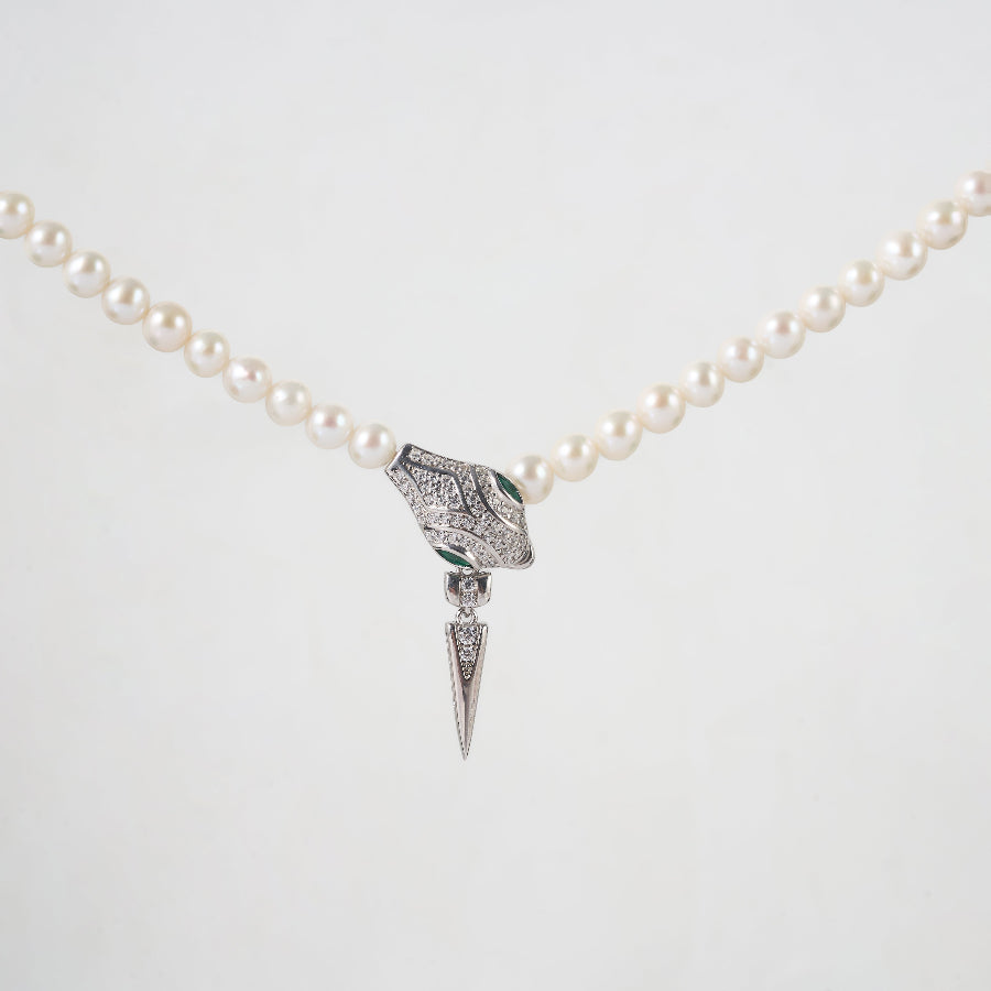 5-7mm White Freshwater Pearl Necklace-AAA Quality