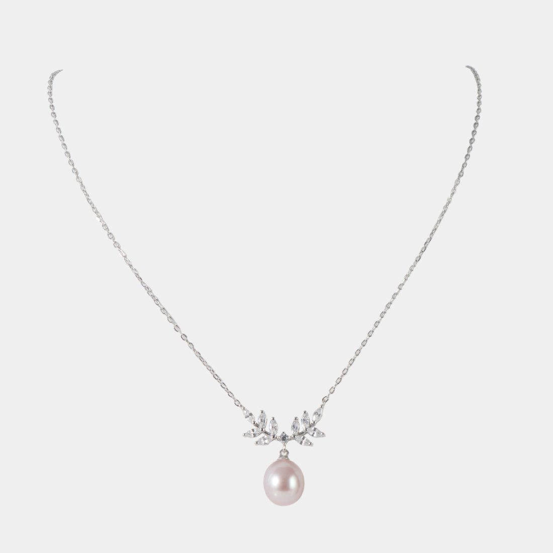 9.5-10.5mm Leaf Freshwater Pearl Pendant