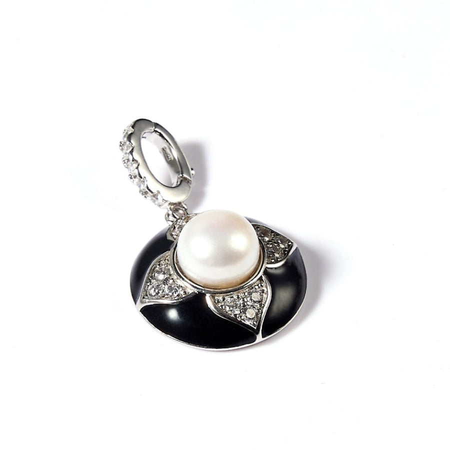 8.5-9.5mm White Freshwater Pearl Pendant Only — Chain Not Included