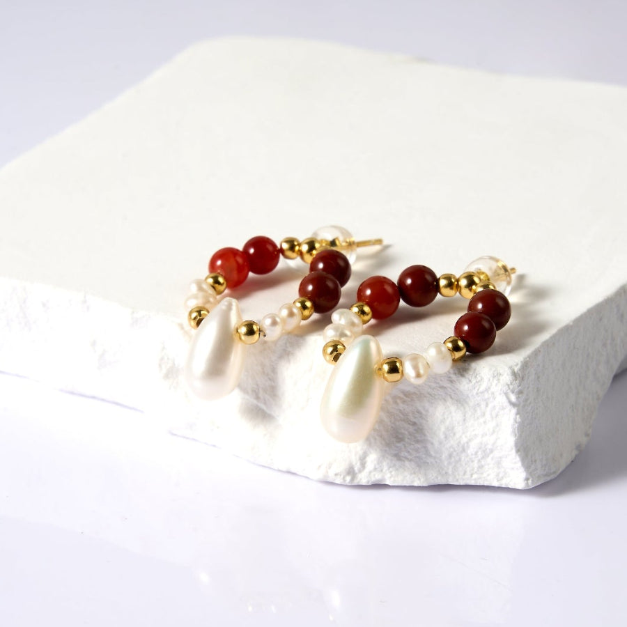 Freshwater Pearl Stud Earrings