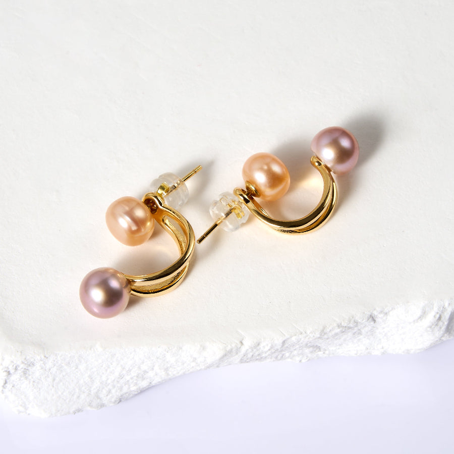 Freshwater Pearl Stud Earrings