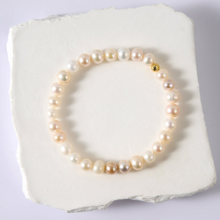 5.5-6.5mm Freshwater Pearl Bracelet-AAA Quality