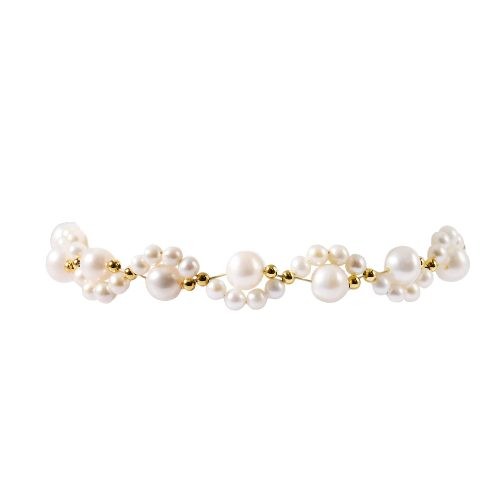 White Freshwater Pearl Bracelet