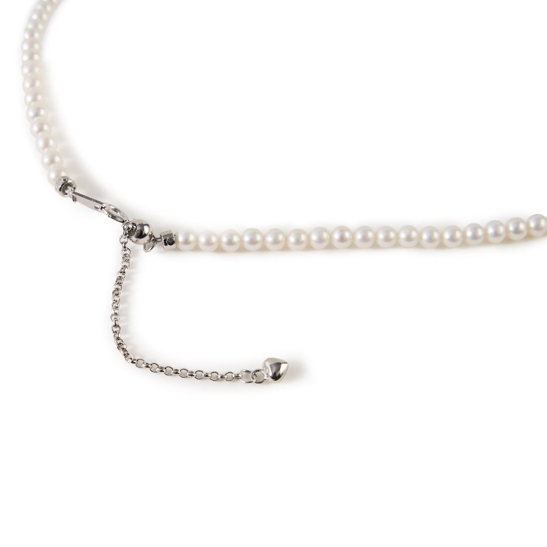 3-5mm White Freshwater Pearl Necklace- AAA Quality