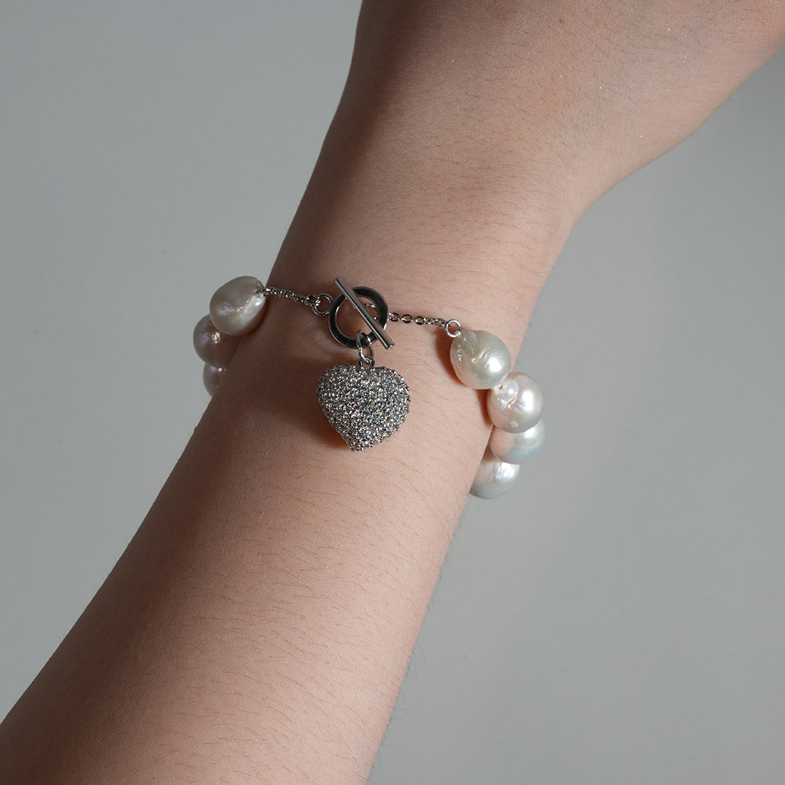 Siren’s Heart Baroque Pearl Bracelet