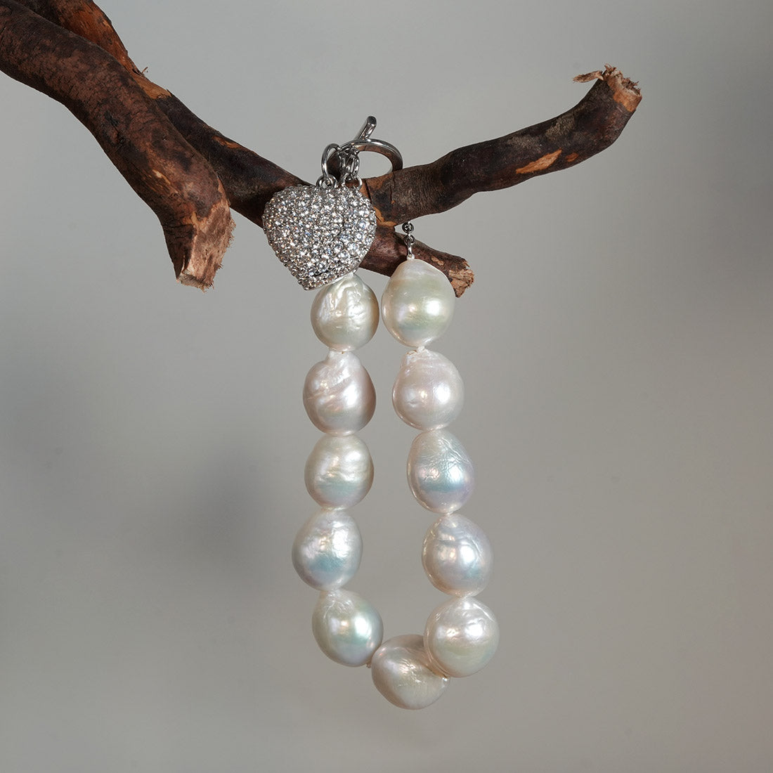 Siren’s Heart Baroque Pearl Bracelet