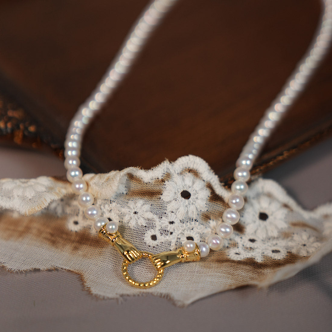 The Grasp of Grace Pearl Necklace