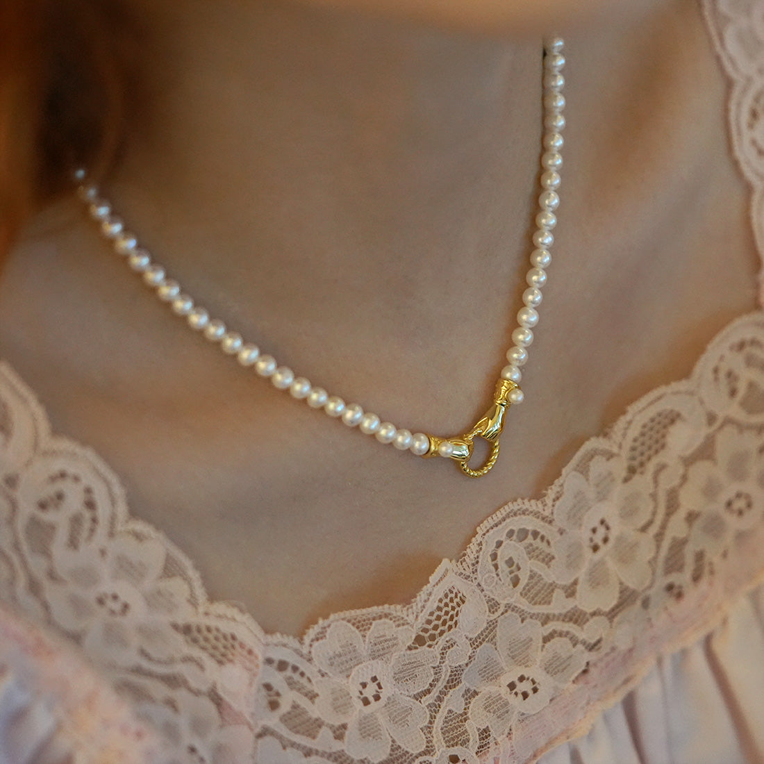 The Grasp of Grace Pearl Necklace