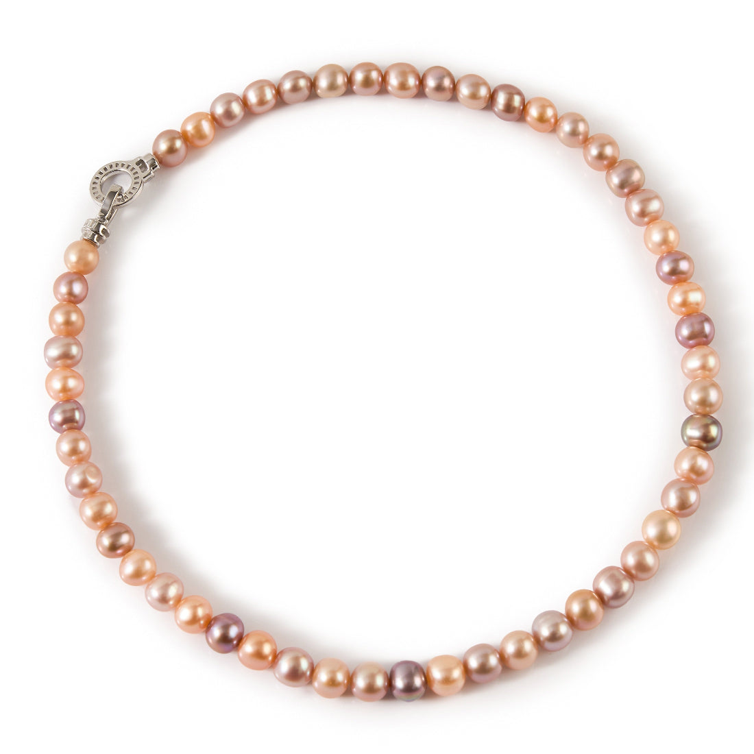 7-10.5mm Multicolor Freshwater Pearl Necklace - AAA Quality