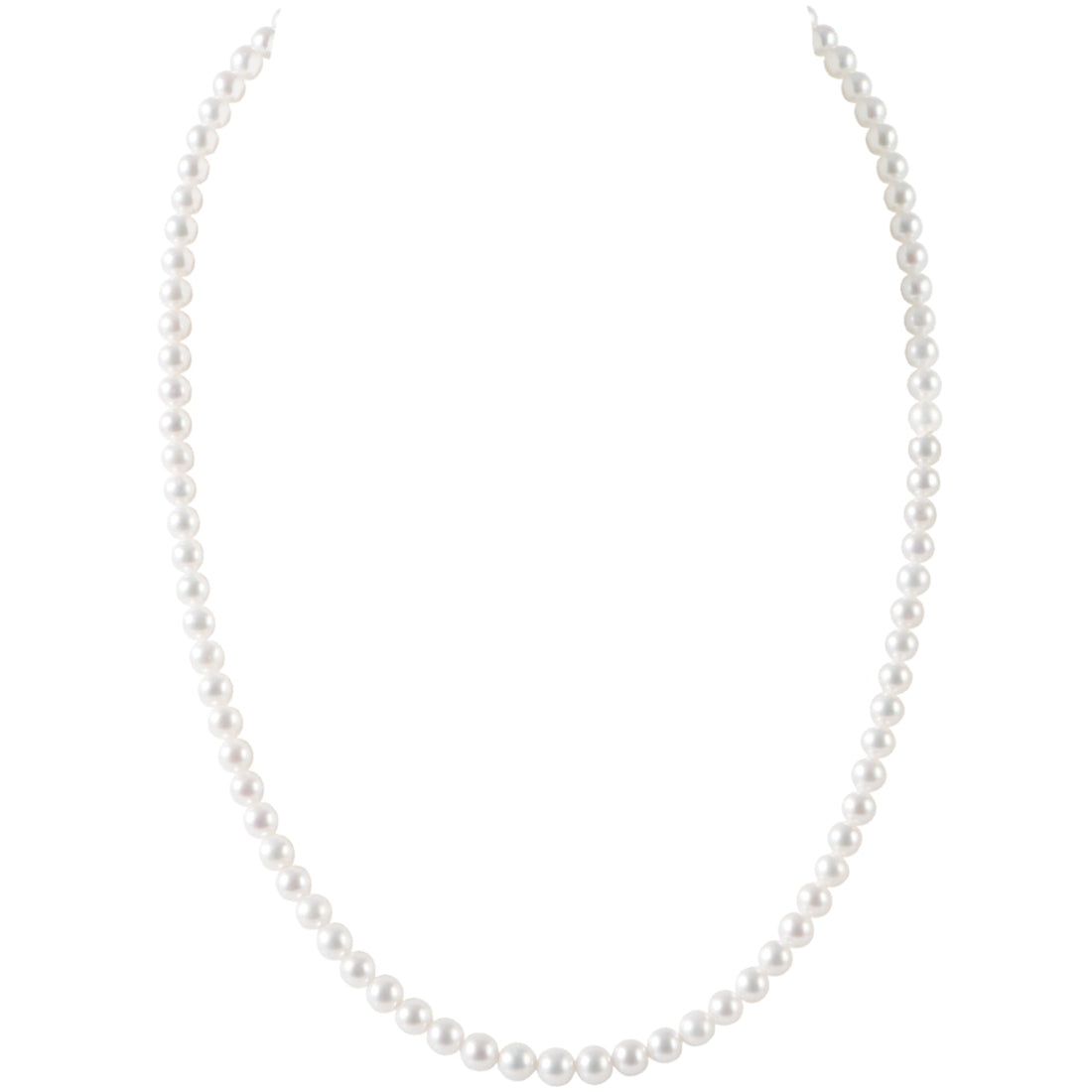 3-5mm White Freshwater Pearl Necklac-AAA Quality
