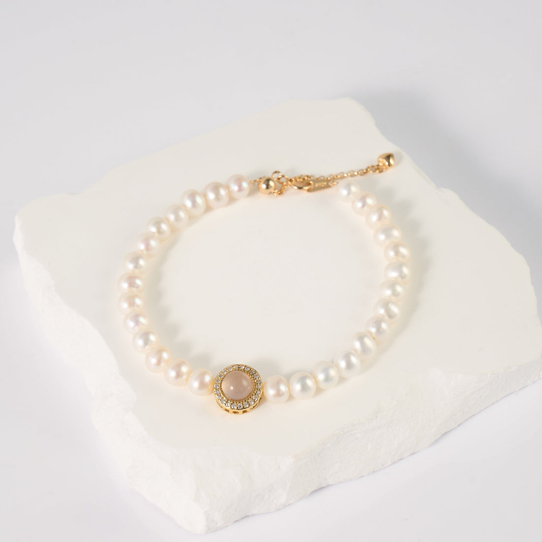 5–5.5mm White Freshwater Pearl Bracelet