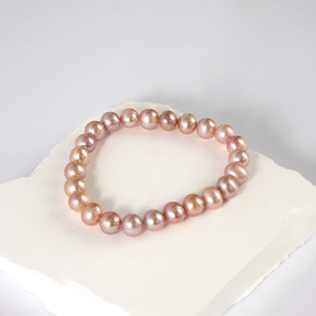 7–8mm Freshwater Pearl Bracelet-AAA Quality