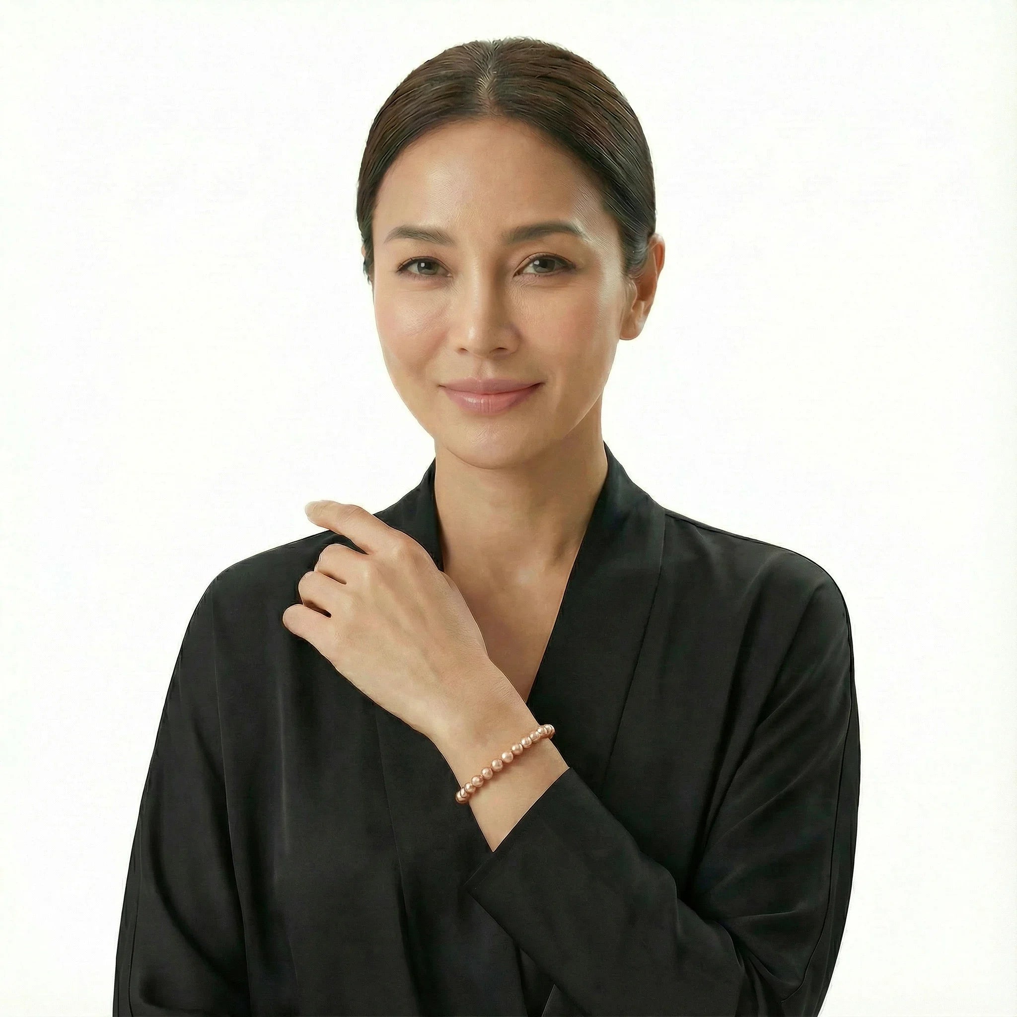 7–8mm Freshwater Pearl Bracelet-AAA Quality