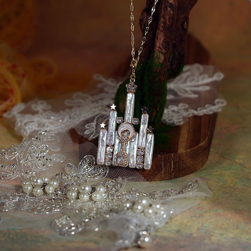 Himmlische Barockperlen-Schlosskette
