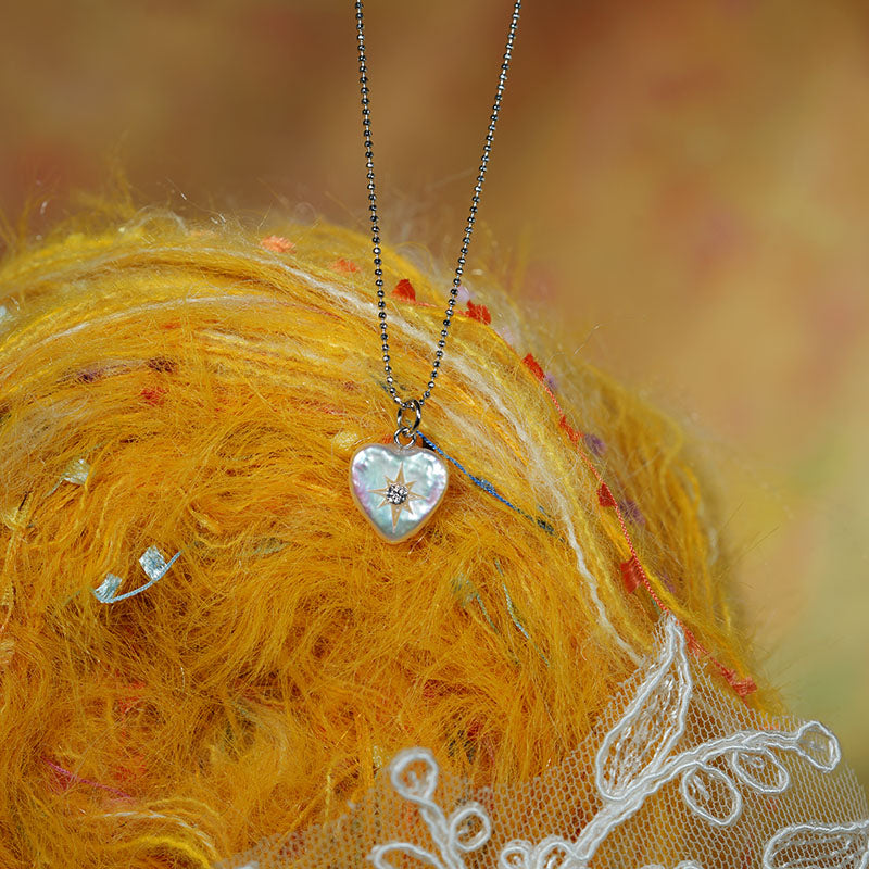Celestial Heart Baroque Pearl Necklace