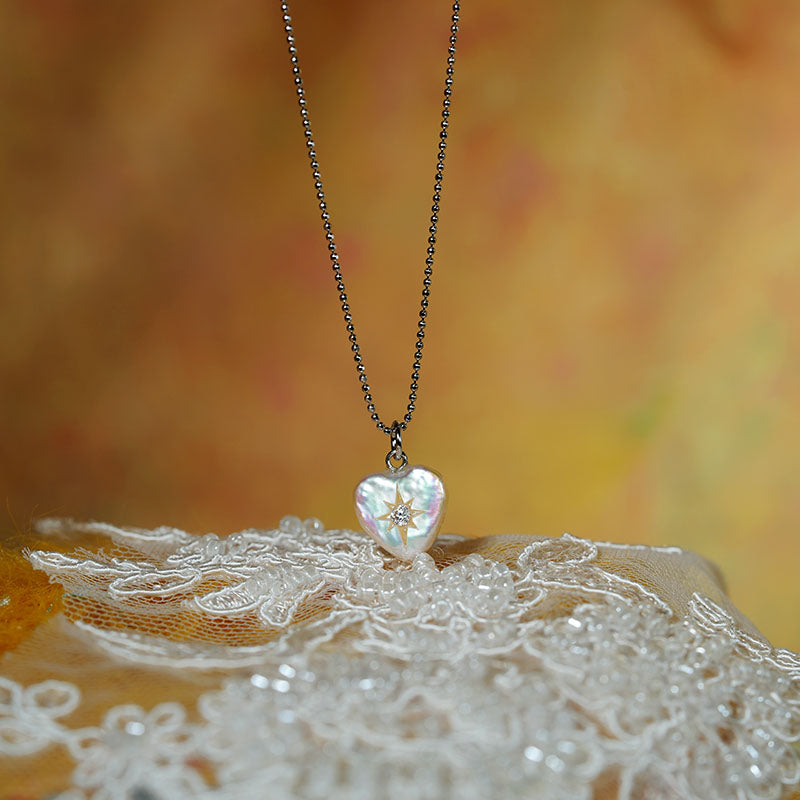 Celestial Heart Baroque Pearl Necklace