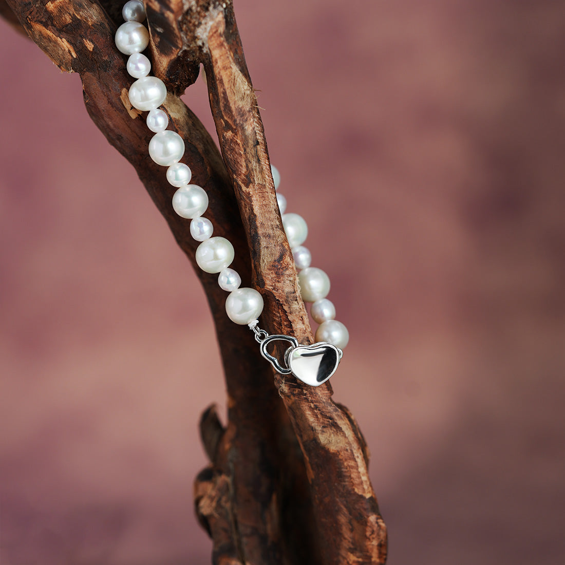 Cupid’s Harmony Pearl Strand Bracelet