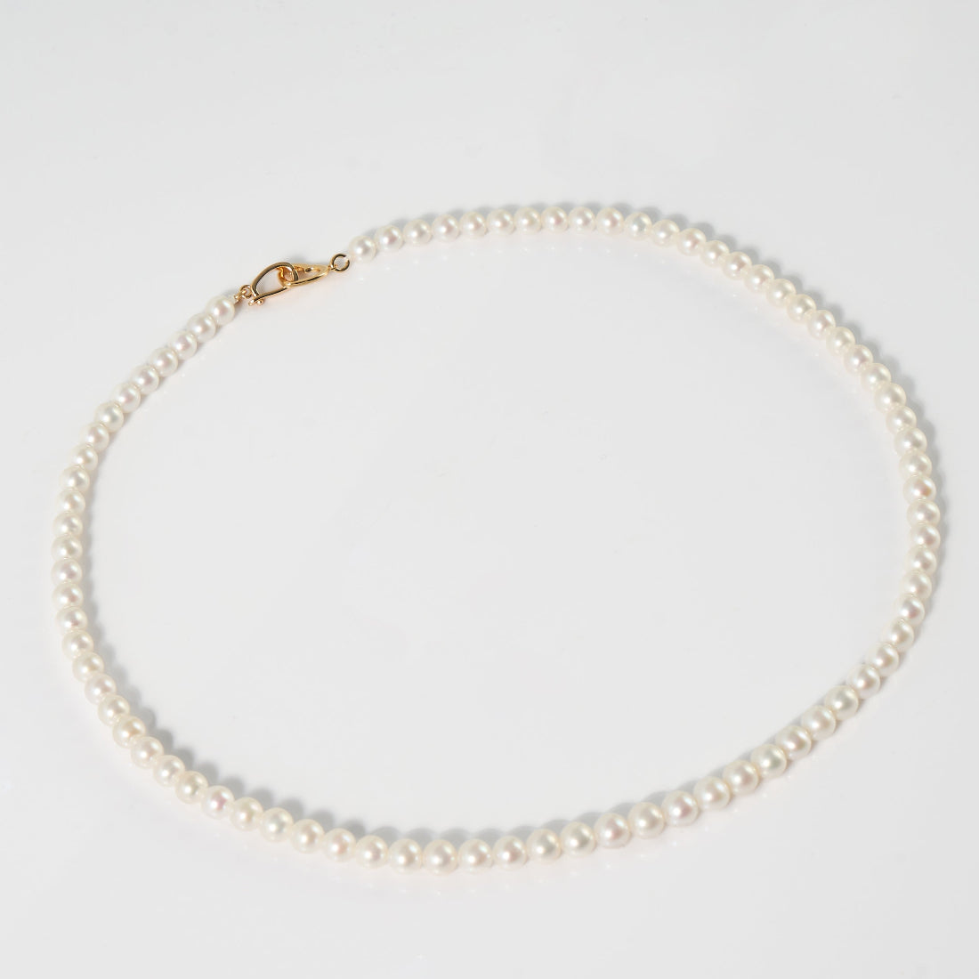 5-7mm White Freshwater Pearl Necklace-AAA Quality