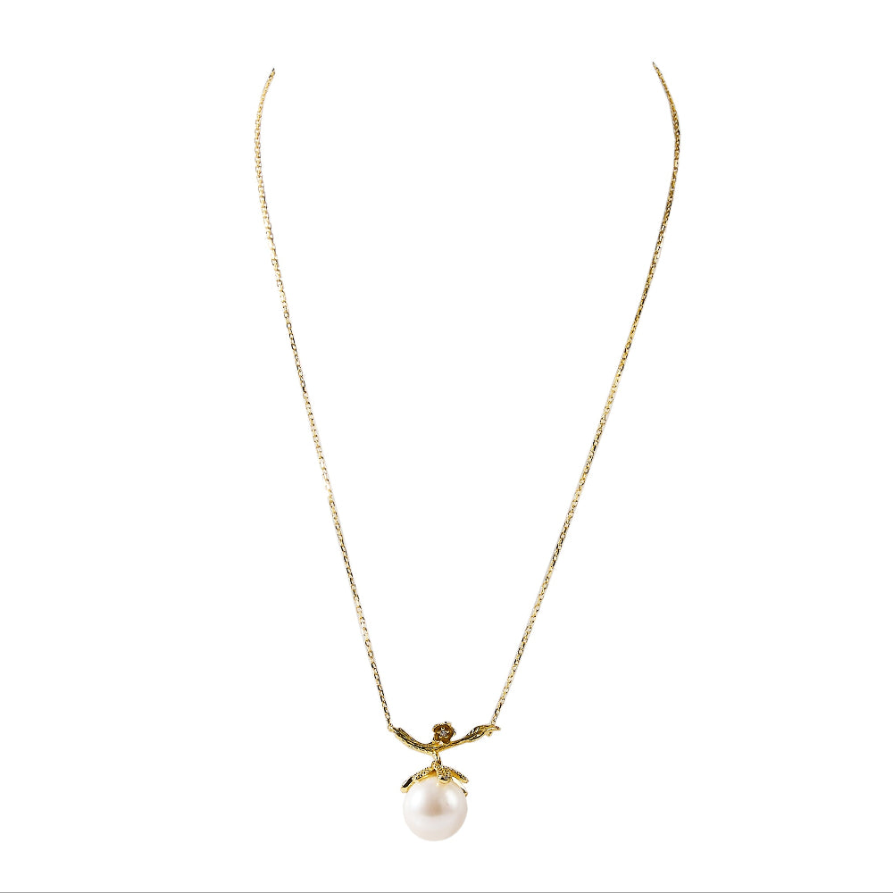 10.5-11.5mm White Freshwater Pearl Pendant