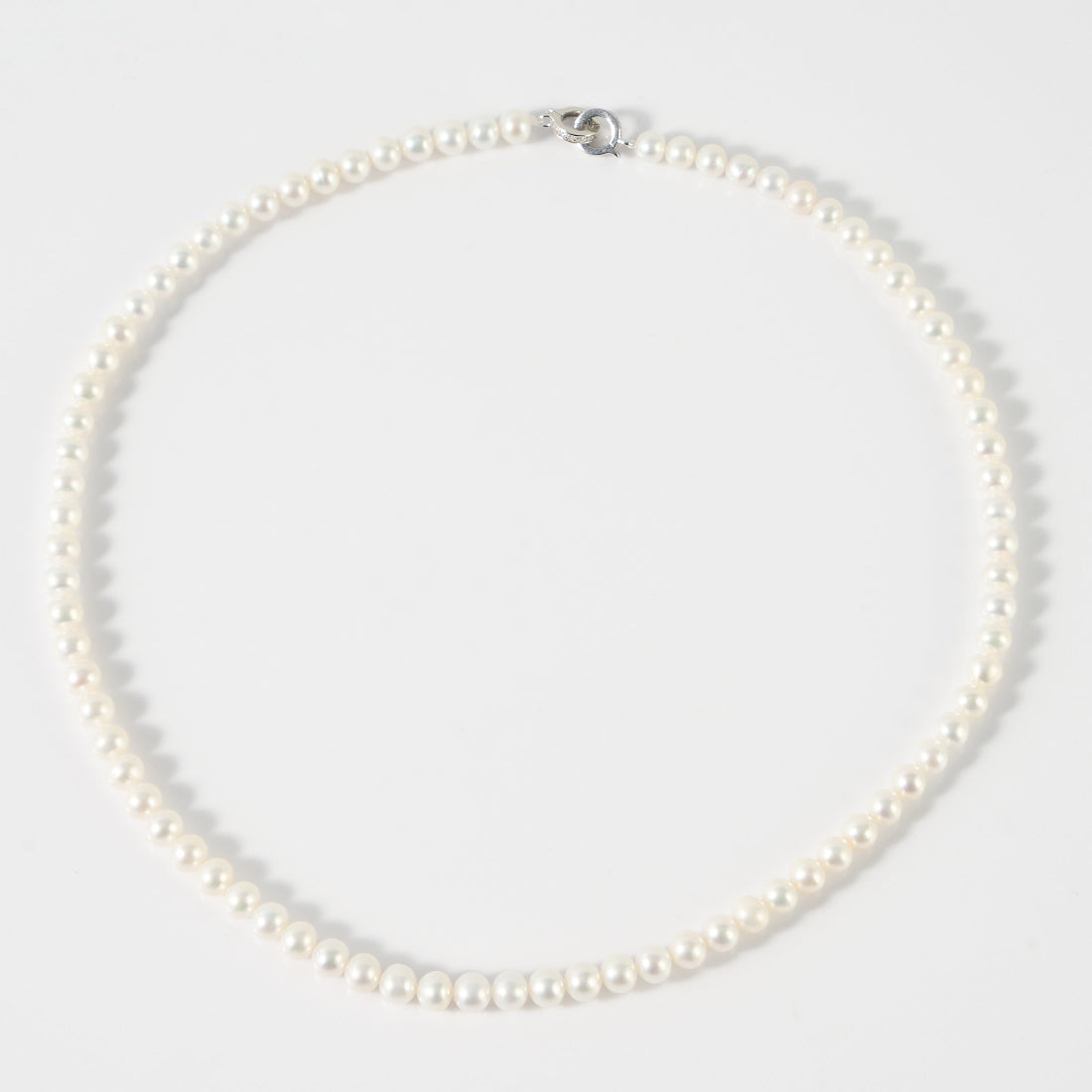 5-7mm White Freshwater Pearl Necklace-AAA Quality