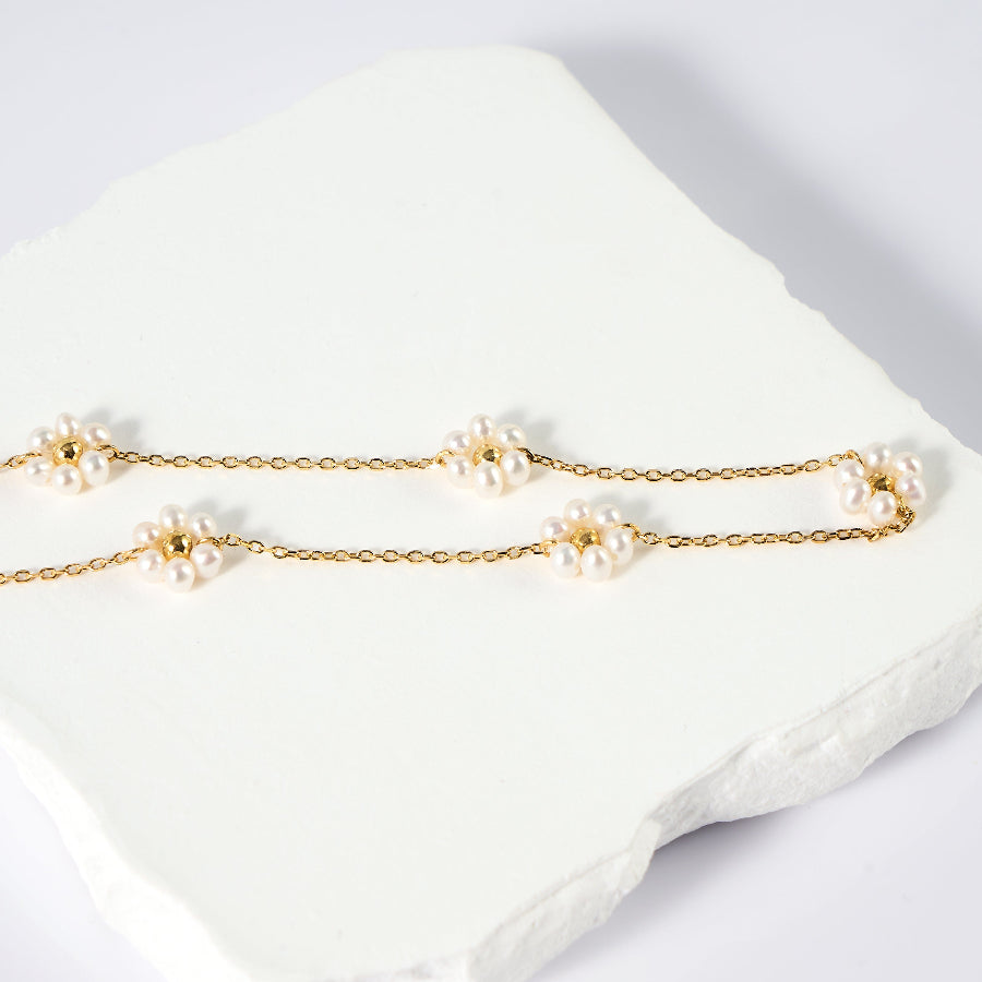 Petal Freshwater Pearl Necklaces