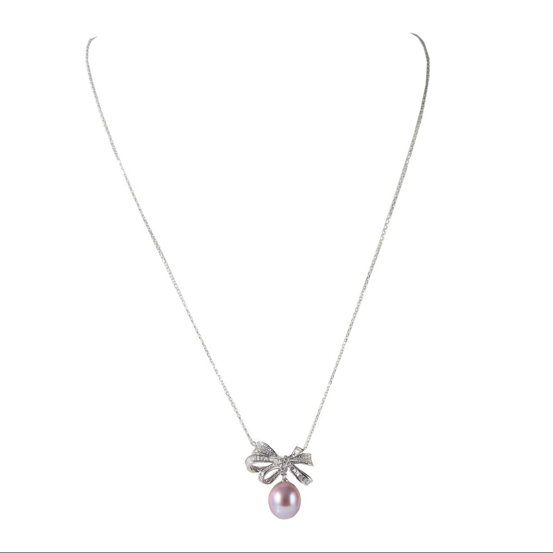 9.5-10.5mm Purple Freshwater Pearl Pendant