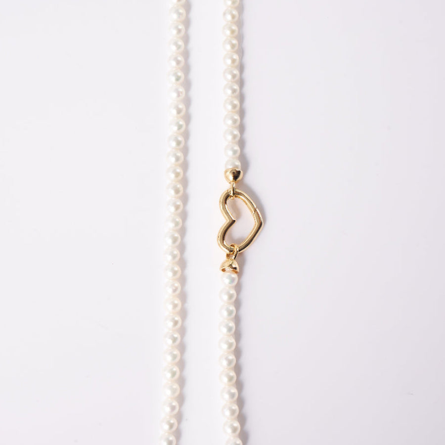 4-4.5mmmm White Freshwater Pearl Necklace-AAA Quality