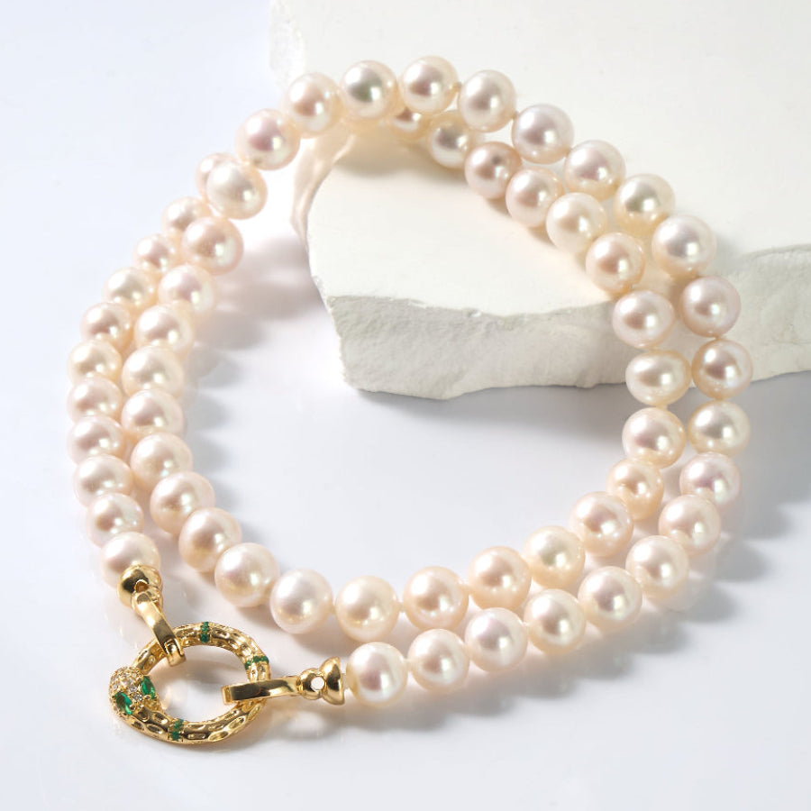 5-7mm White Freshwater Pearl Necklace-AAA Quality