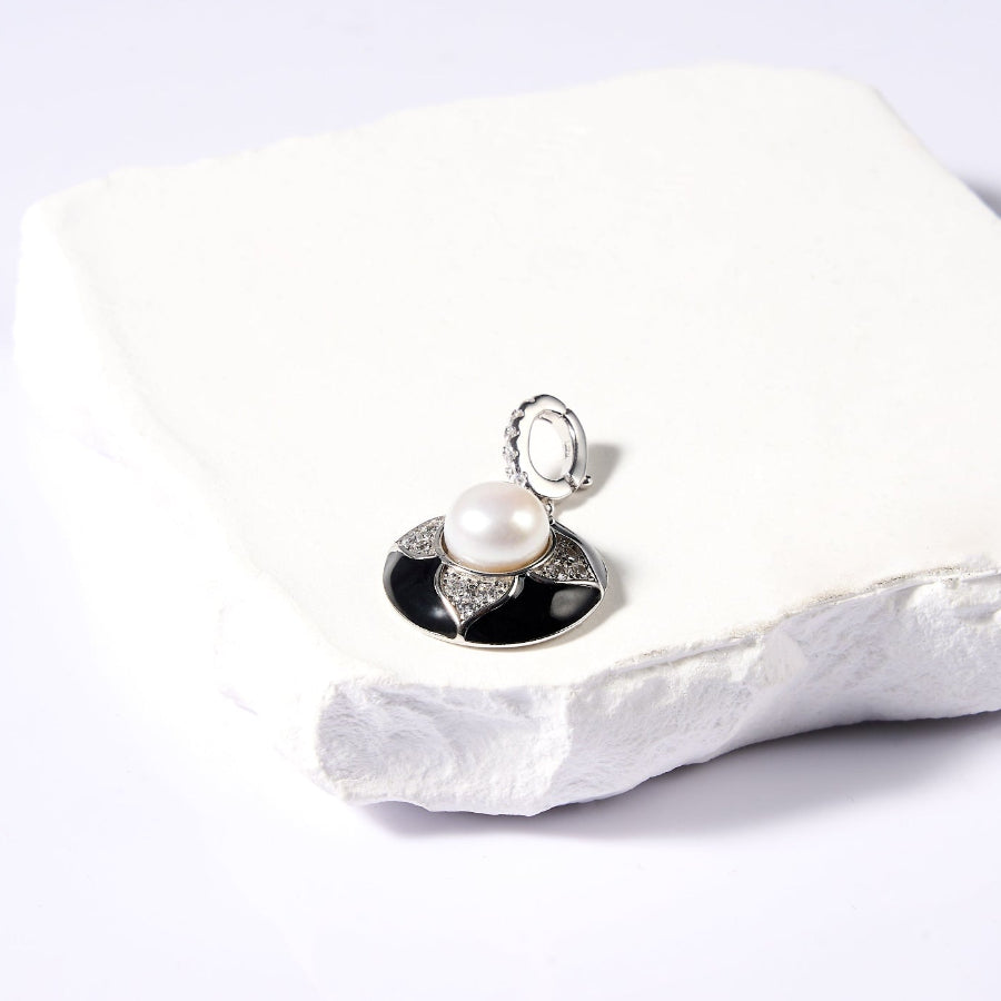 8.5-9.5mm White Freshwater Pearl Pendant Only — Chain Not Included