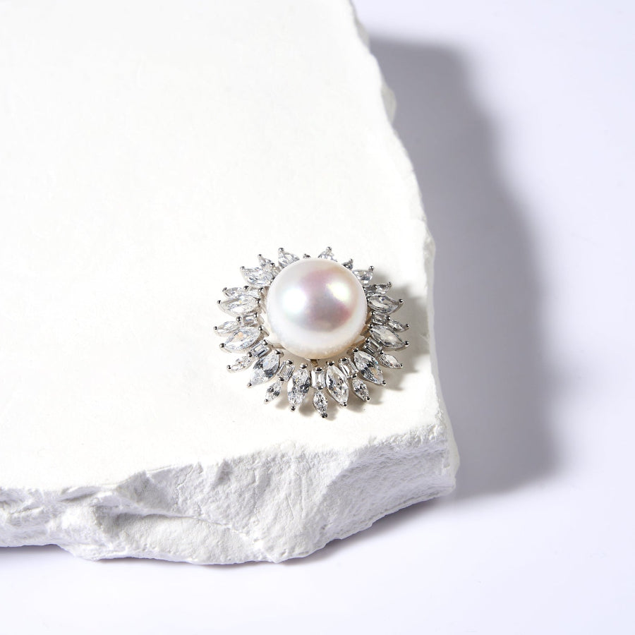 11.5-12mm White Freshwater Pearl Pendant Only — Chain Not Included