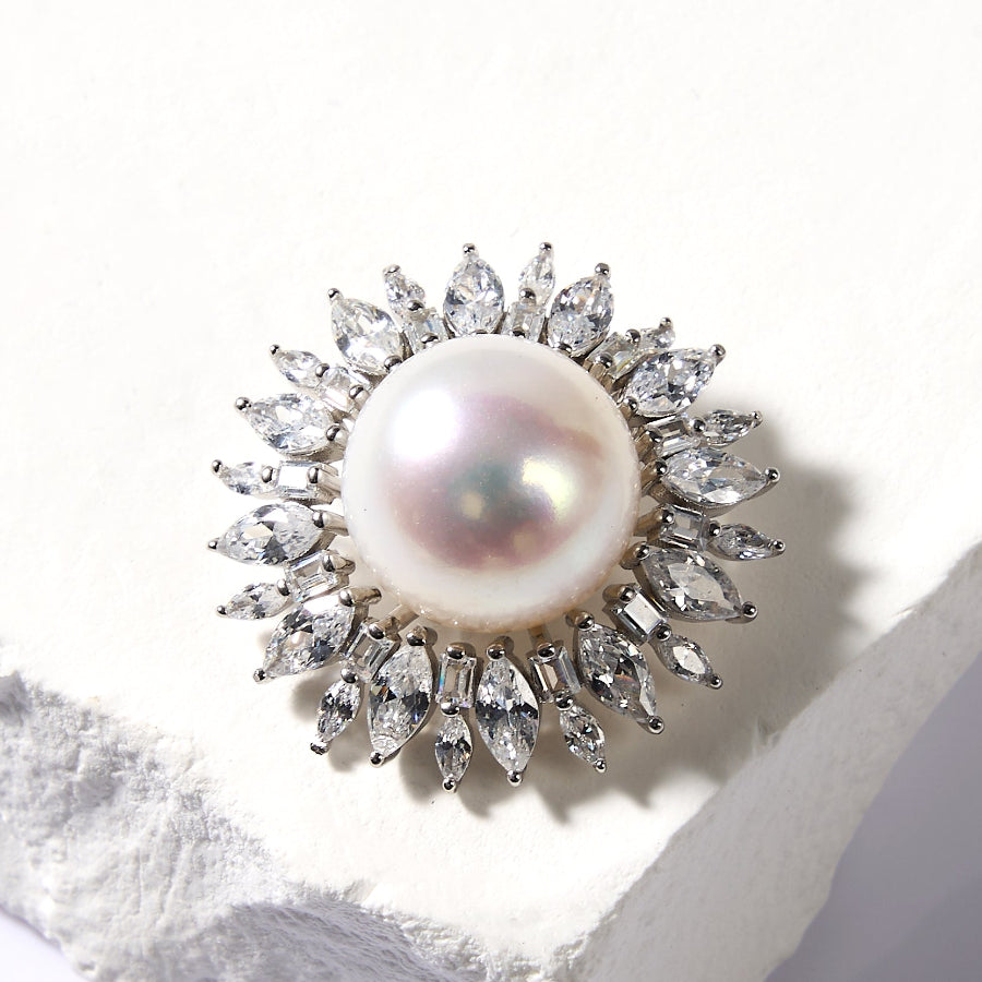 11.5-12mm White Freshwater Pearl Pendant Only — Chain Not Included