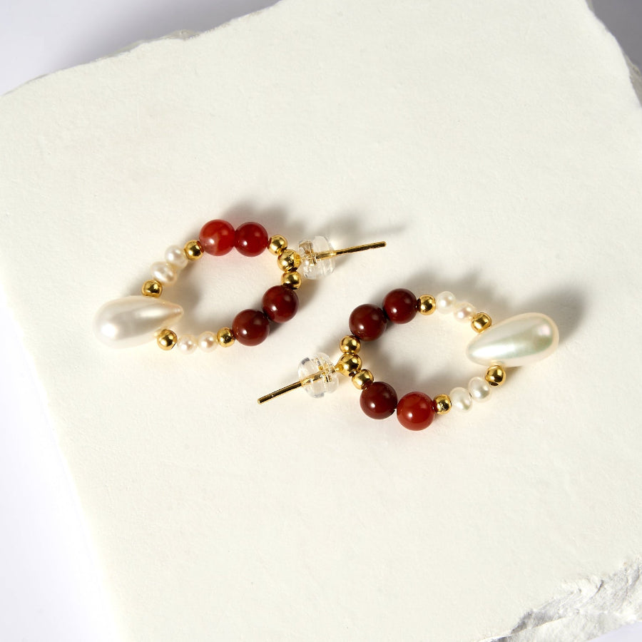Freshwater Pearl Stud Earrings
