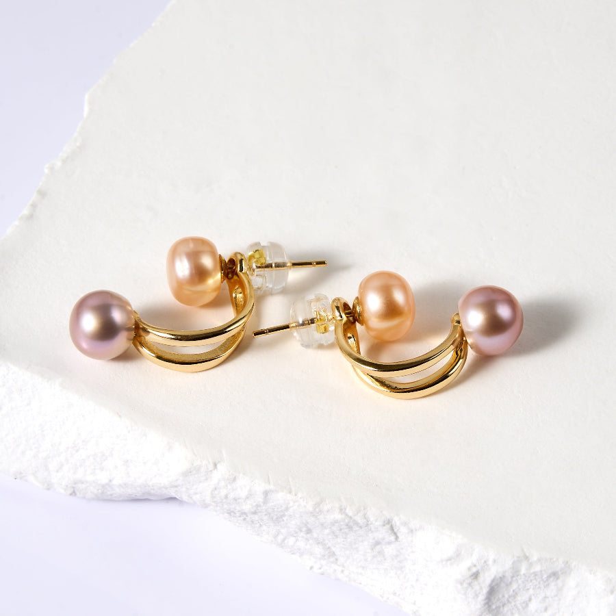 Freshwater Pearl Stud Earrings
