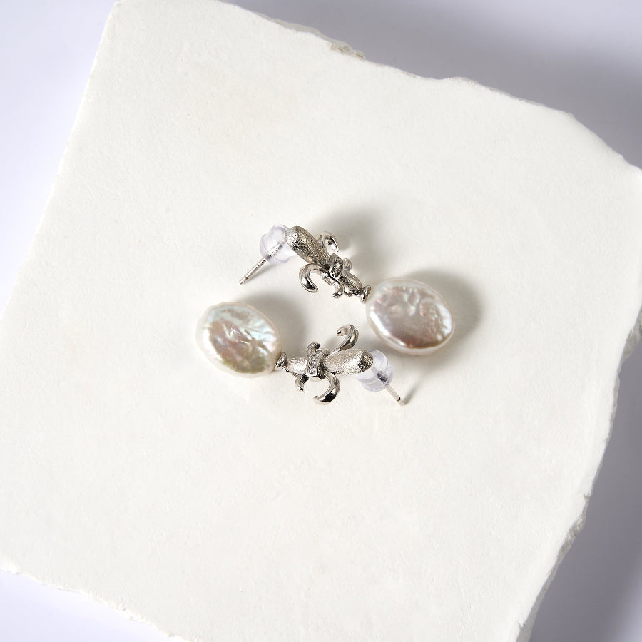 Baroque Freshwater Pearl Stud Earrings
