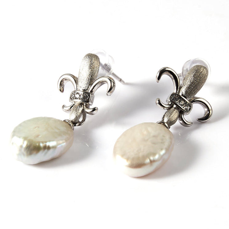 Baroque Freshwater Pearl Stud Earrings