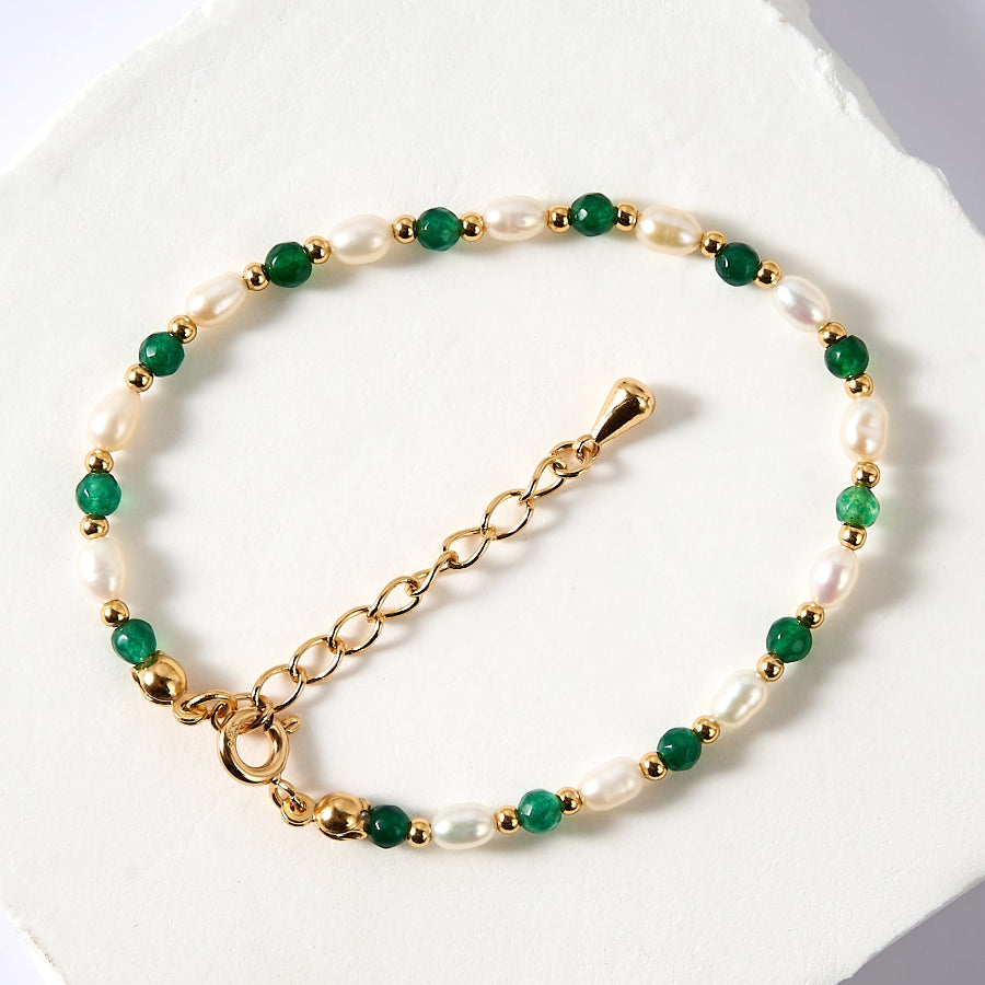 Baroque Pearl & Tiger’s Eye Bracelet