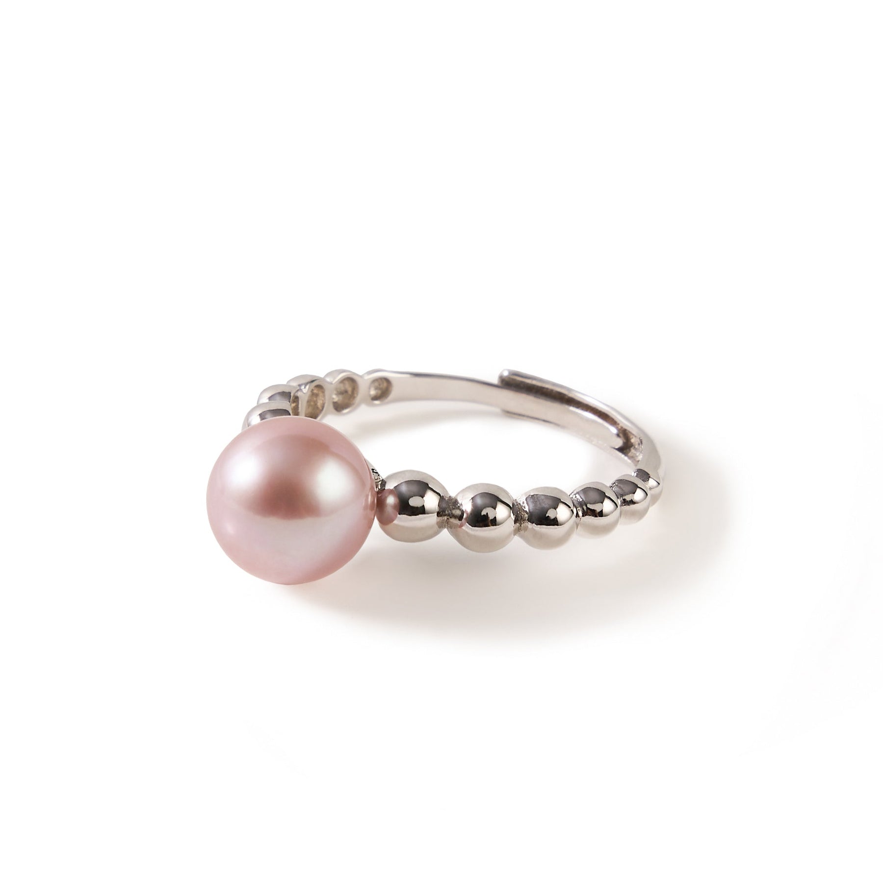 8.5-9.5mm Purple Freshwater Pearl Ring-AAA Quality