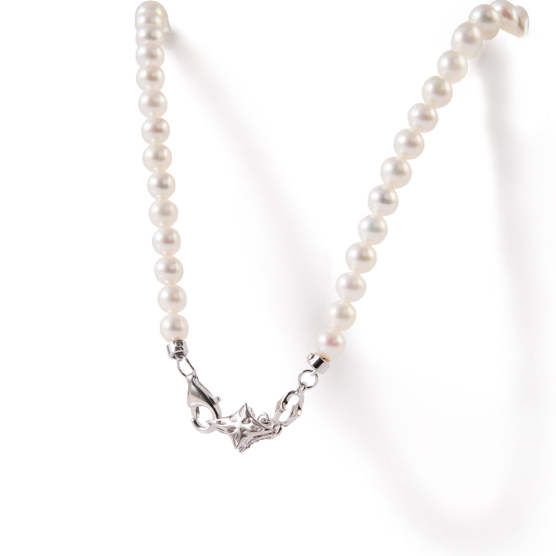 3-5mm White Freshwater Pearl Necklac-AAA Quality