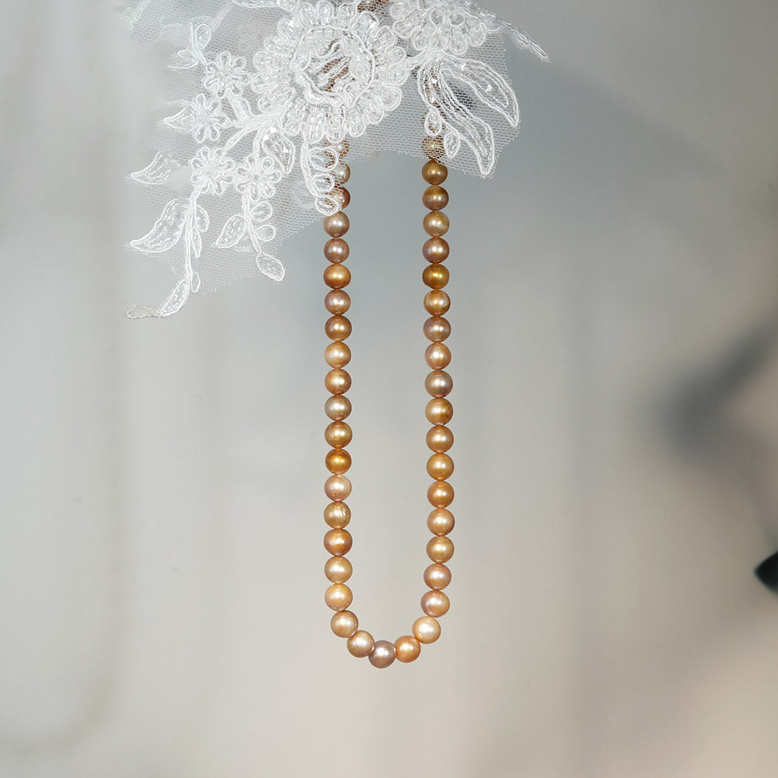 Golden Caramel Iridescent Dreamstand Necklace