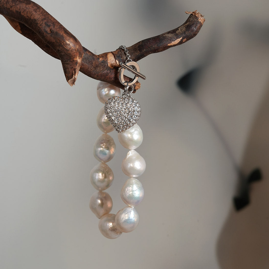 Siren’s Heart Baroque Pearl Bracelet