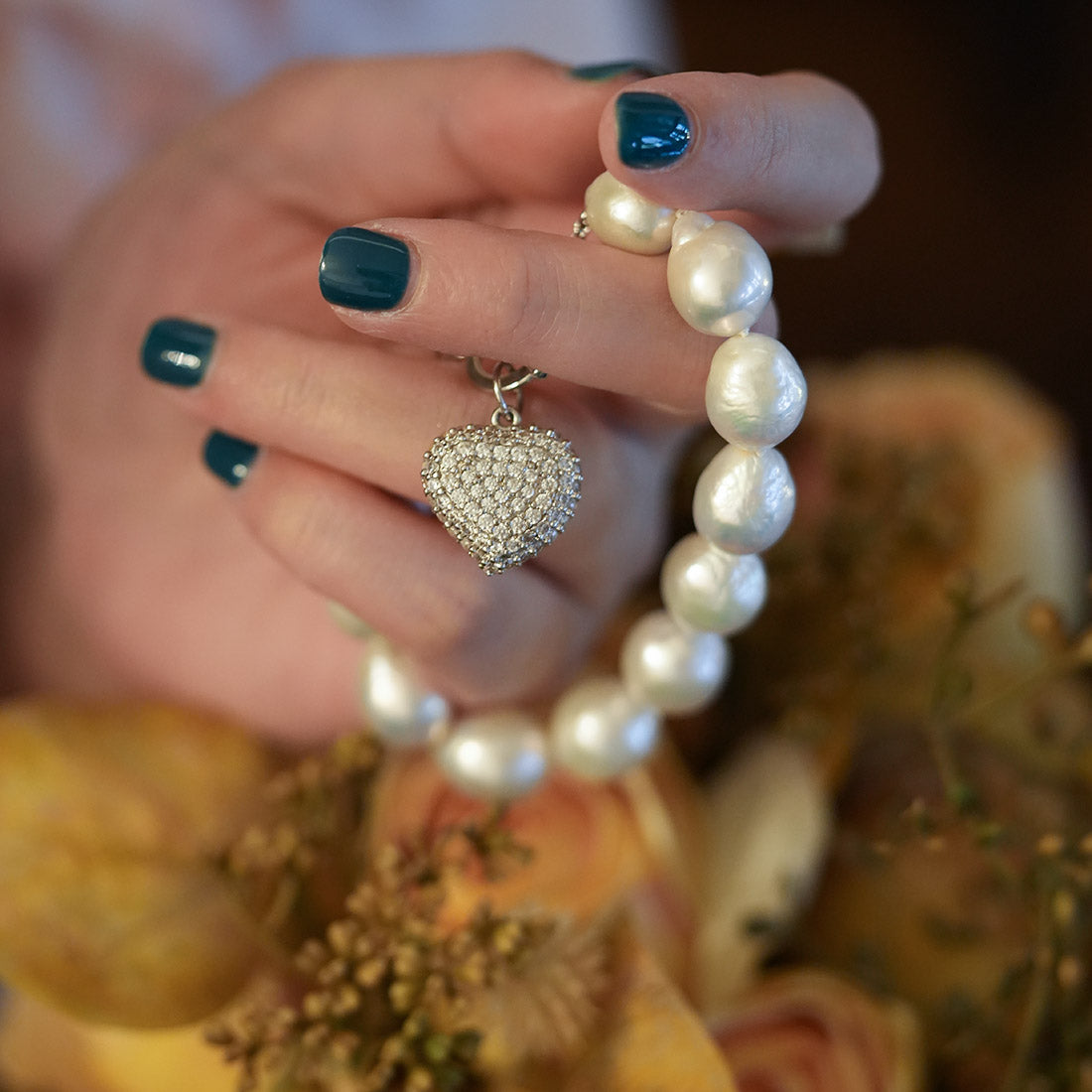 Siren’s Heart Baroque Pearl Bracelet