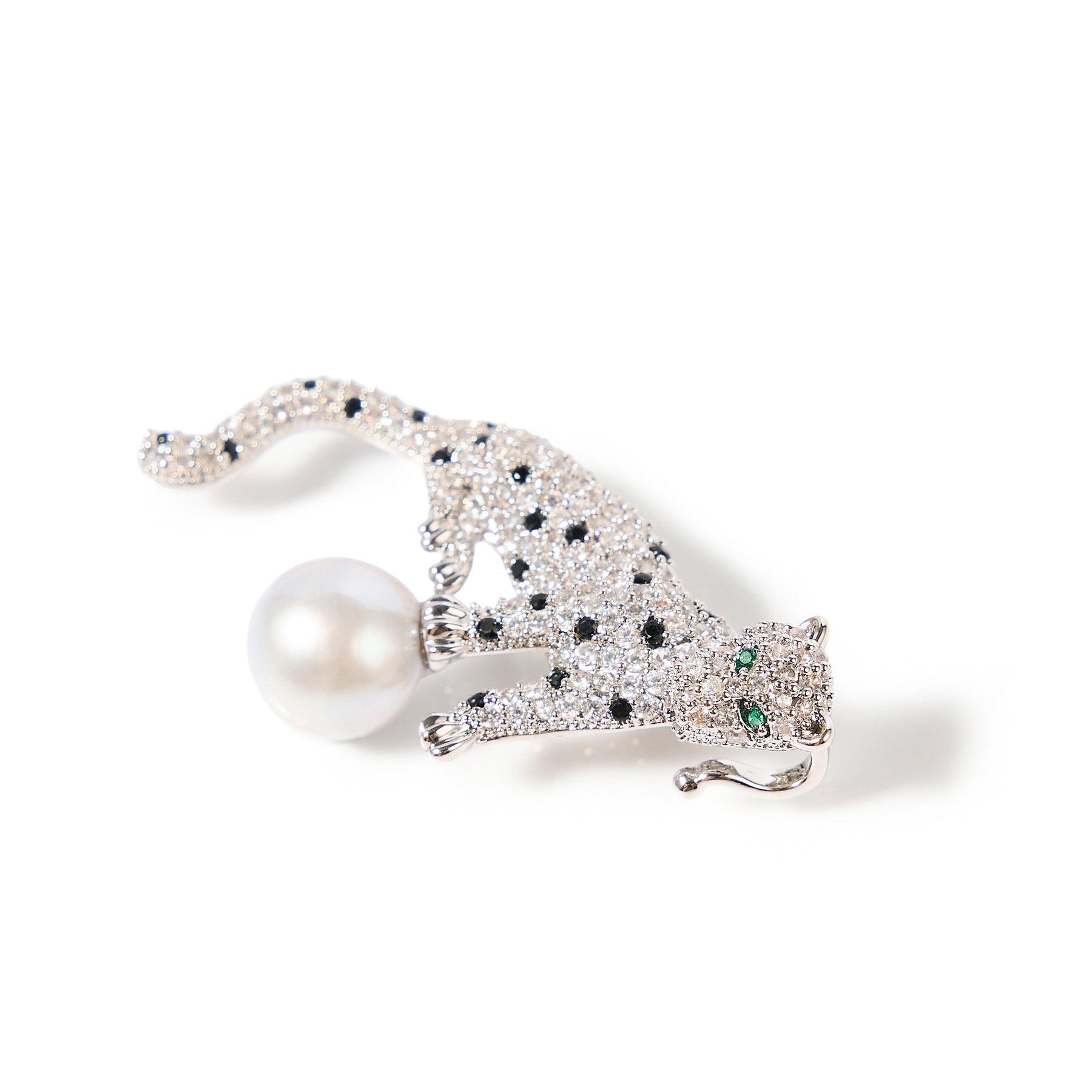 10.5-11.5mm Leopard Freshwater Pearl Brooch-AAA Quality